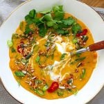 Instant Pot red lentil soup Thai