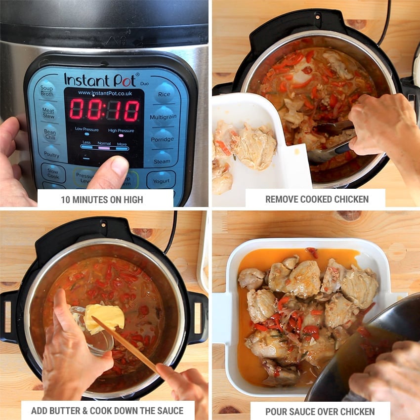 How to cook chicken scarpariello in Instant Pot 2