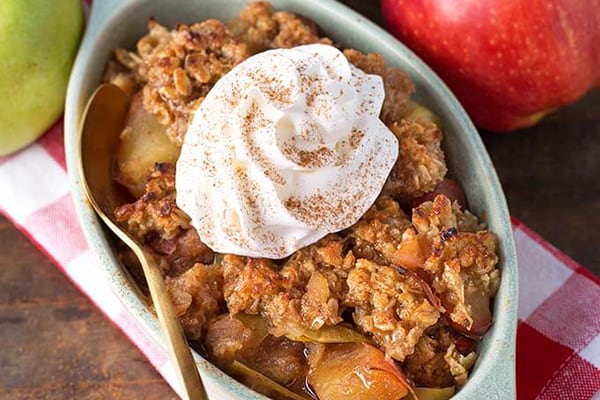 Instant Pot Apple Crisp (With Greek Yoghurt)