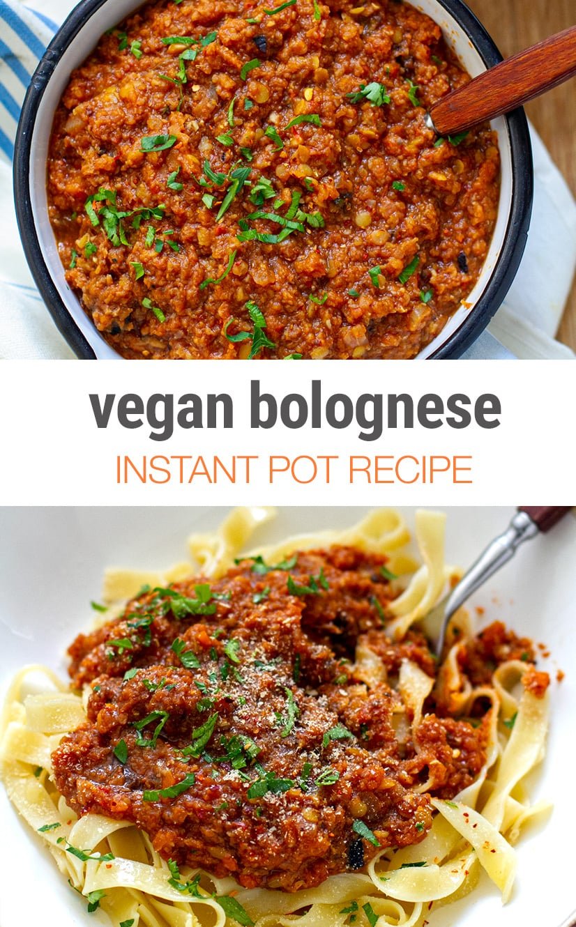 Instant Pot Vegan Bolognese