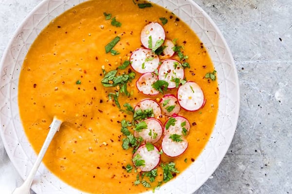 LOW CARB INSTANT POT CAULIFLOWER SOUP