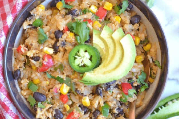 INSTANT POT MEXICAN CAULIFLOWER RICE BOWL