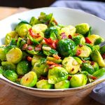 Instant Pot Brussels Sprouts With Bacon & Garlic