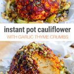 Instant pot whole cauliflower