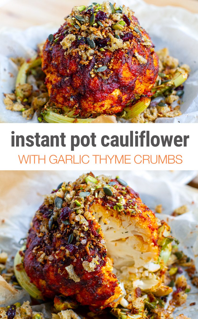 Instant pot whole cauliflower