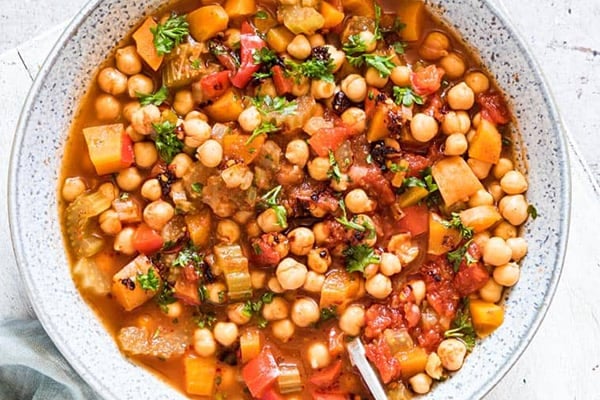 DUMP AND START INSTANT POT MOROCCAN CHICKPEA STEW