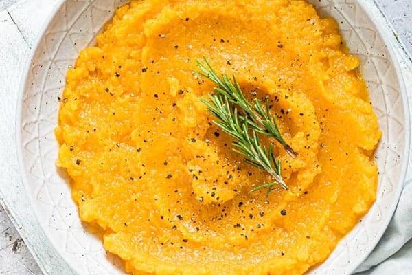 HEALTHIER INSTANT POT MASHED BUTTERNUT SQUASH 