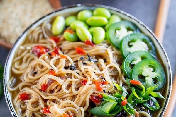 Vegan Instant Pot Ramen Bowls