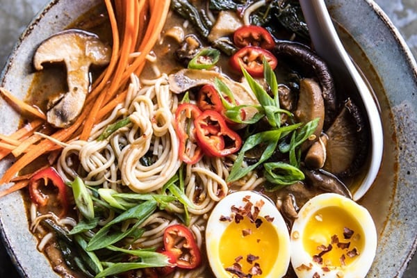 Instant Pot Chicken and Spinach Ramen