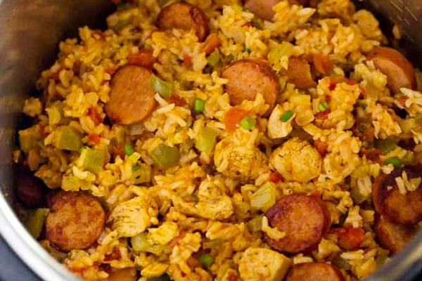 Instant Pot Chicken and Sausage Jambalaya