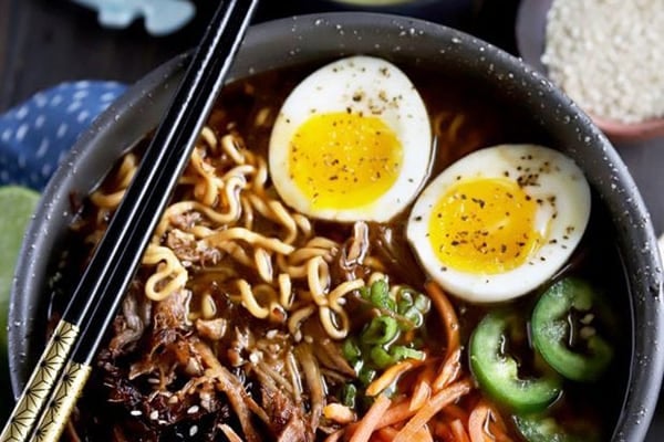 Instant Pot Ramen with Crispy Pork