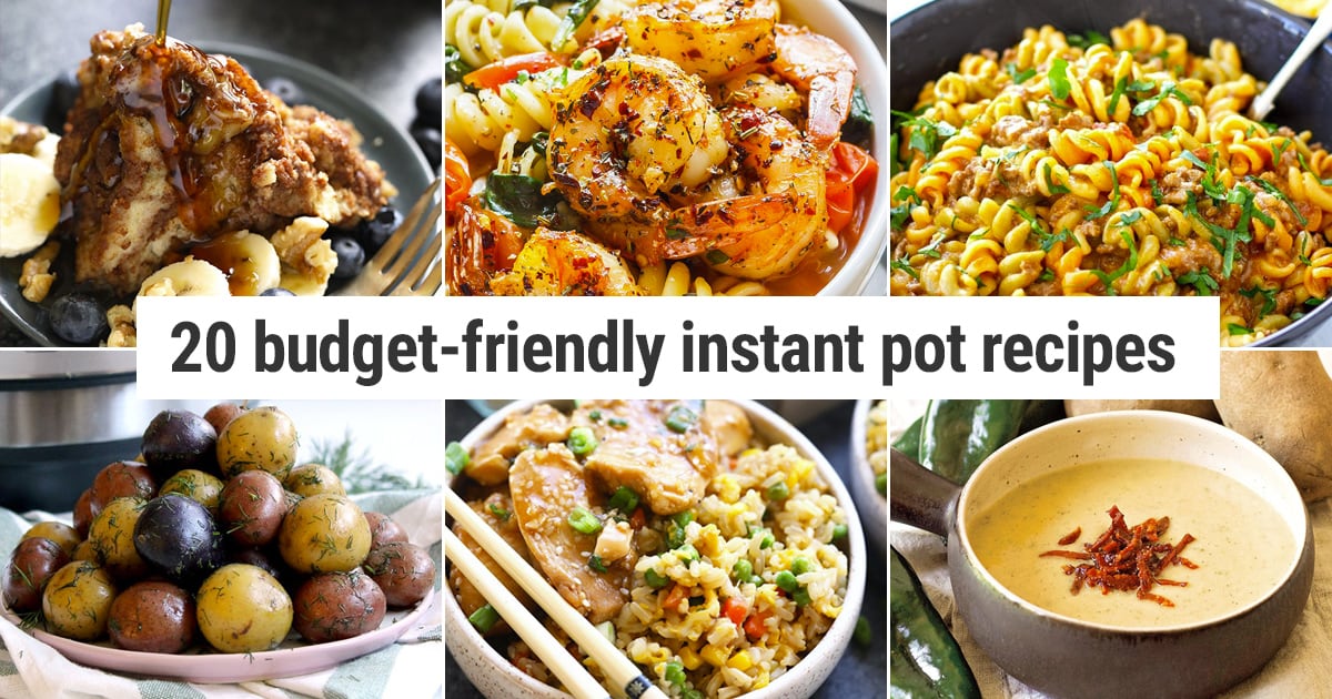 20 Cheap and Easy Instant Pot Dinner Recipes - Saving You Dinero