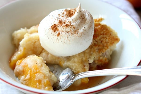 3-Ingredient Peach Cobbler