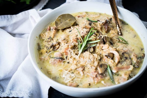 Instant Pot Chicken and Mushroom (Paleo, Whole30, Keto)