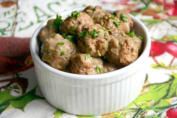 Instant Pot Swedish Meatballs & Mushroom Gravy