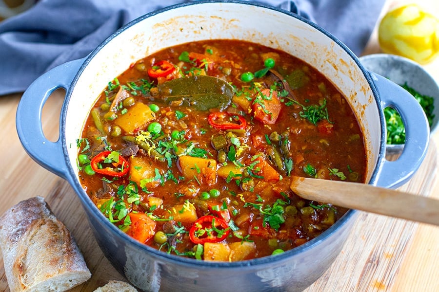 Instant pot discount vegetable soup vegan