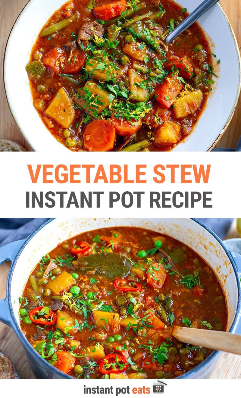 The BEST Instant Pot Vegetable Stew (with VIDEO)