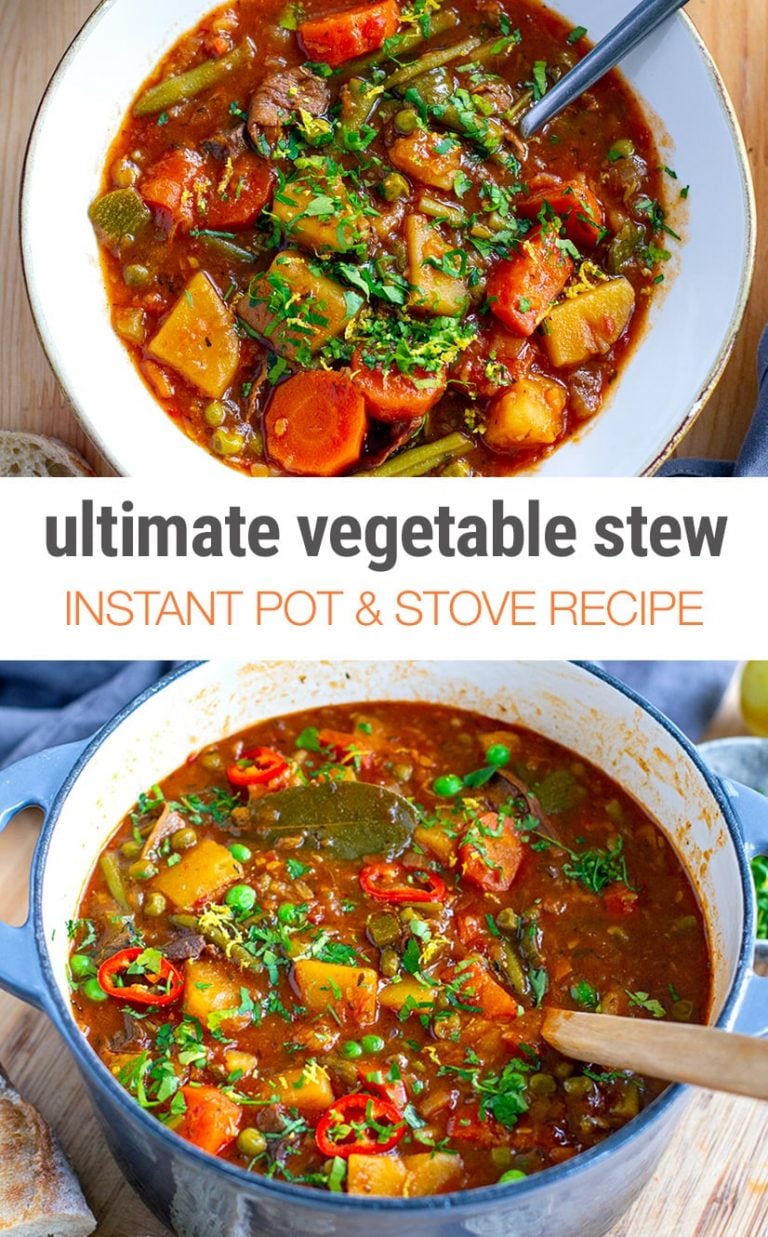 The BEST Instant Pot Vegetable Stew (with VIDEO)