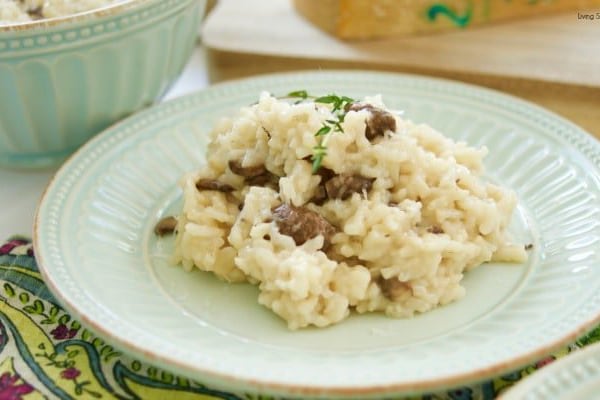 instant pot mushroom risotto