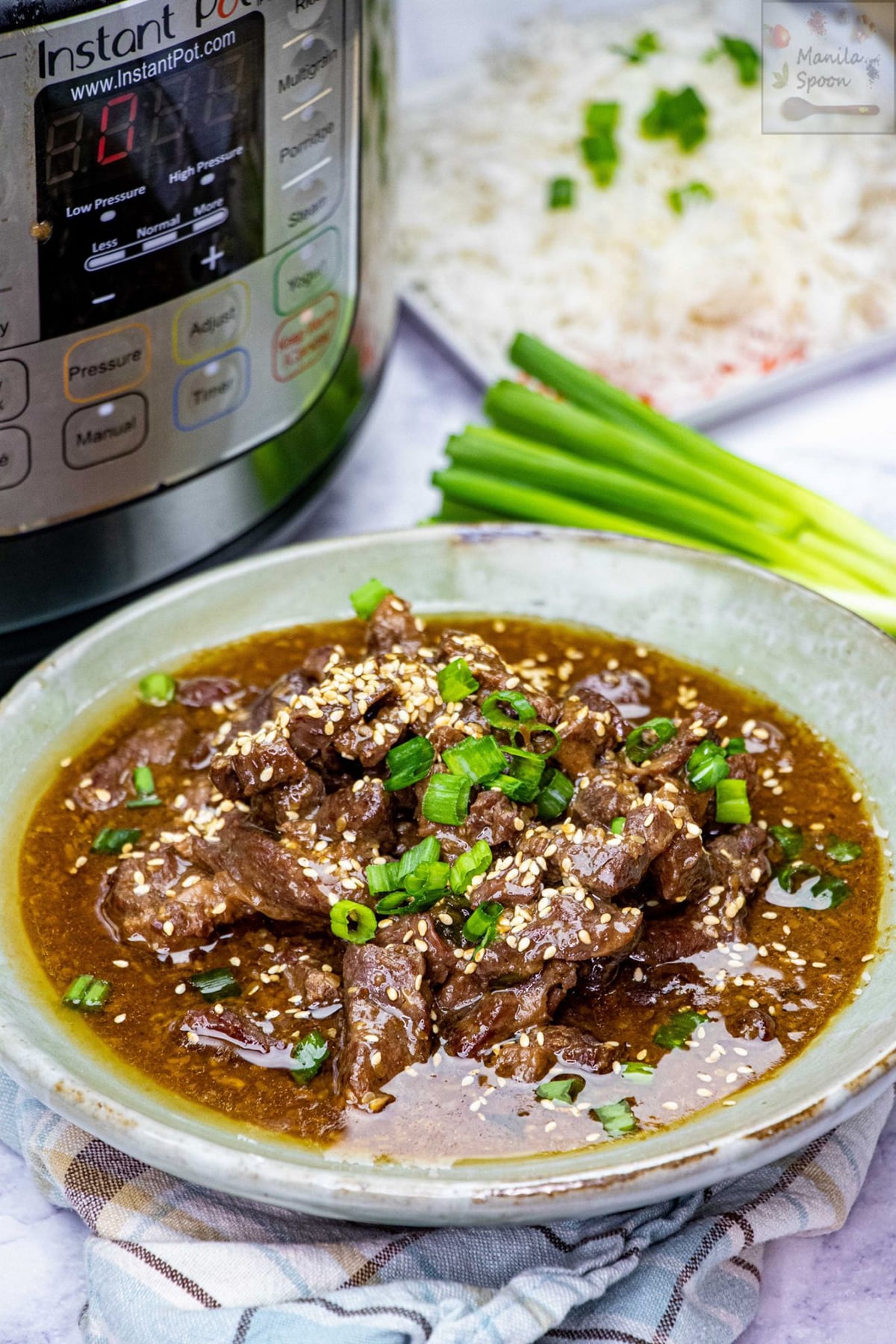 Korean Sesame Garlic Beef