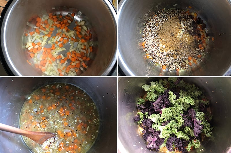 How to cook Instant Pot quinoa pilaf