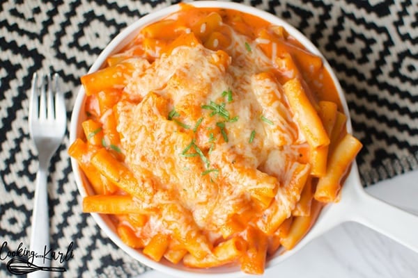 Dump and Start Instant Pot Creamy Ziti