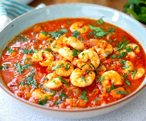 Instant Pot Tomato Garlic Shrimp From Frozen