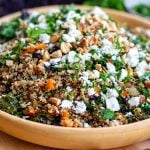 Instant Pot kale and quinoa pilaf