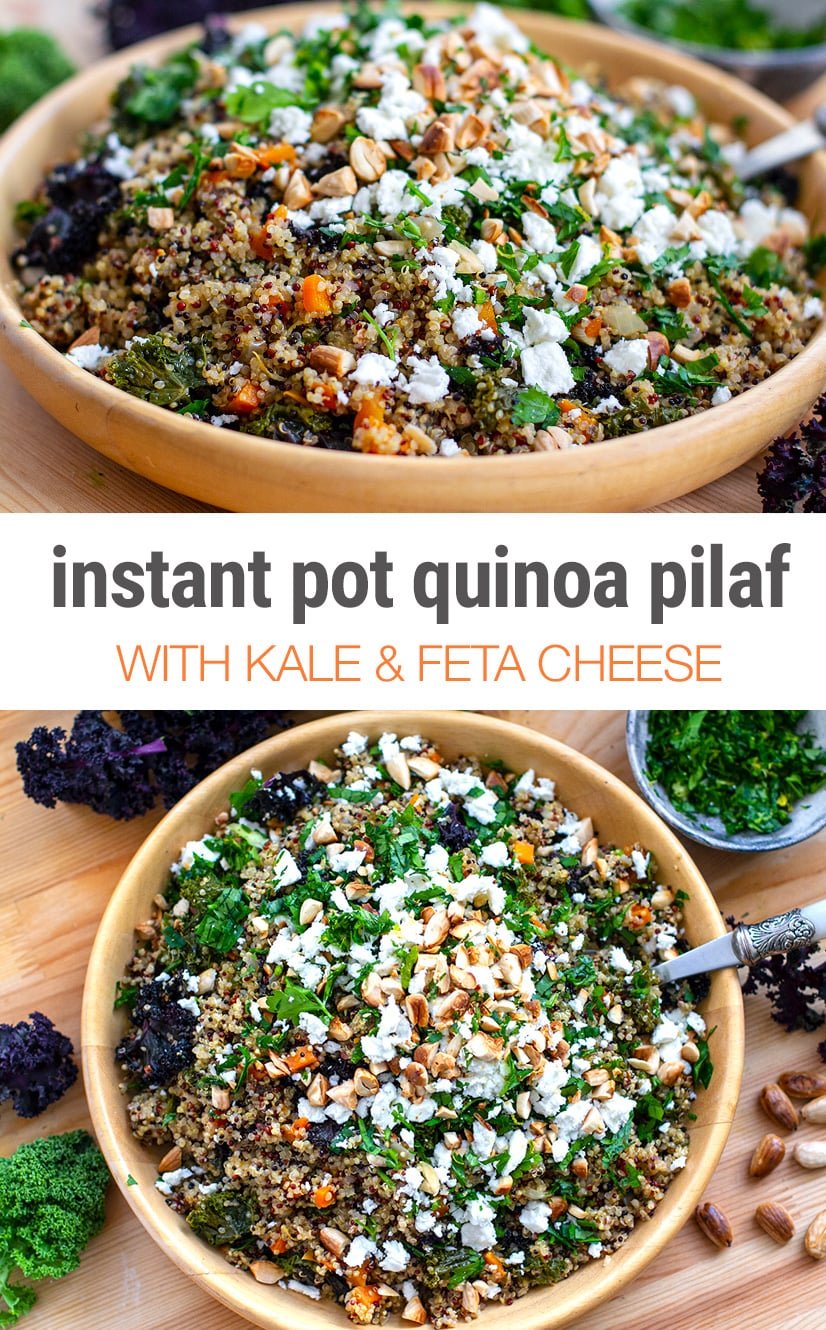 Instant Pot Kale & Quinoa Pilaf Recipe