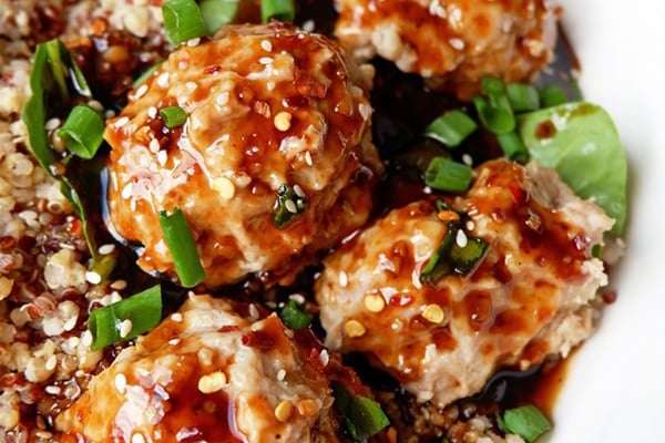 Instant Pot Korean Chicken Meatballs