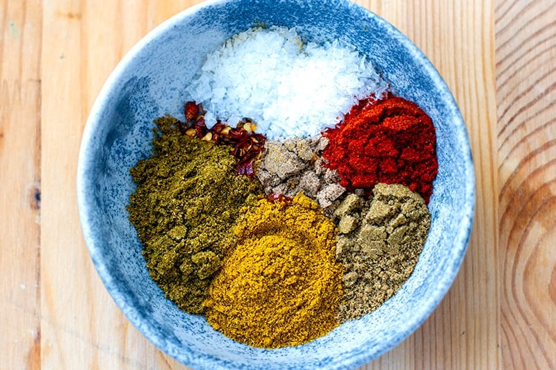 Spices for Indian curry