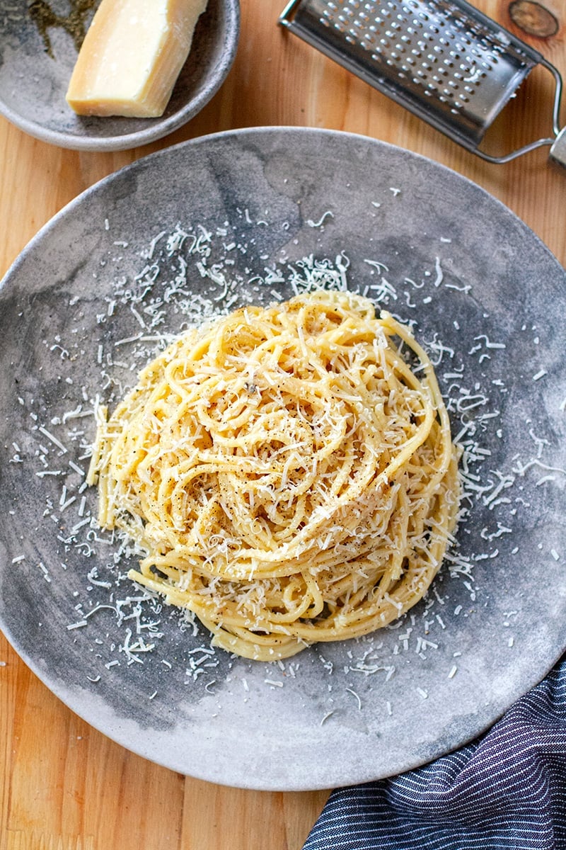 Cacio e Pepe Spaghetti in Instant Pot