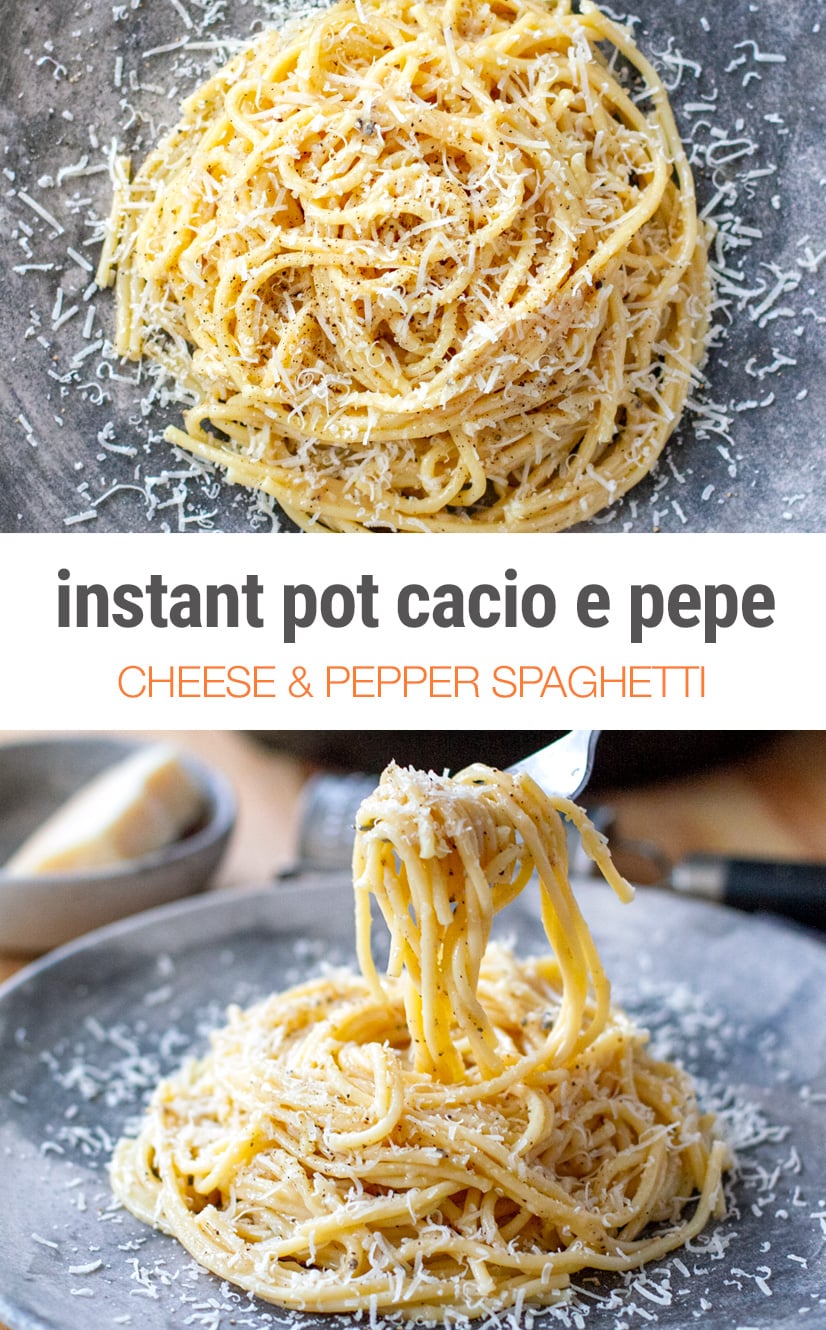 Instant Pot Cacio e Pepe Spaghetti