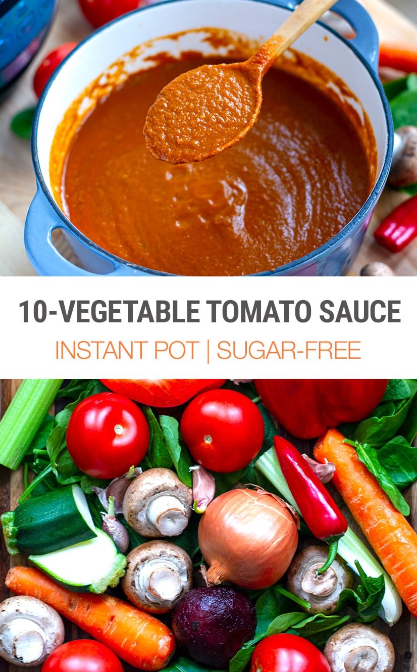 Instant Pot 10-Vegetable Tomato Sauce