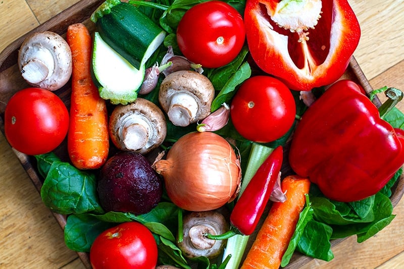 Ingredients in this vegetable tomato sauce