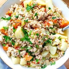 Instant pot Ground Turkey & Potato Stew (Whole30, Gluten-Free)