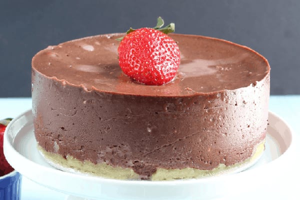 keto chocolate cheesecake