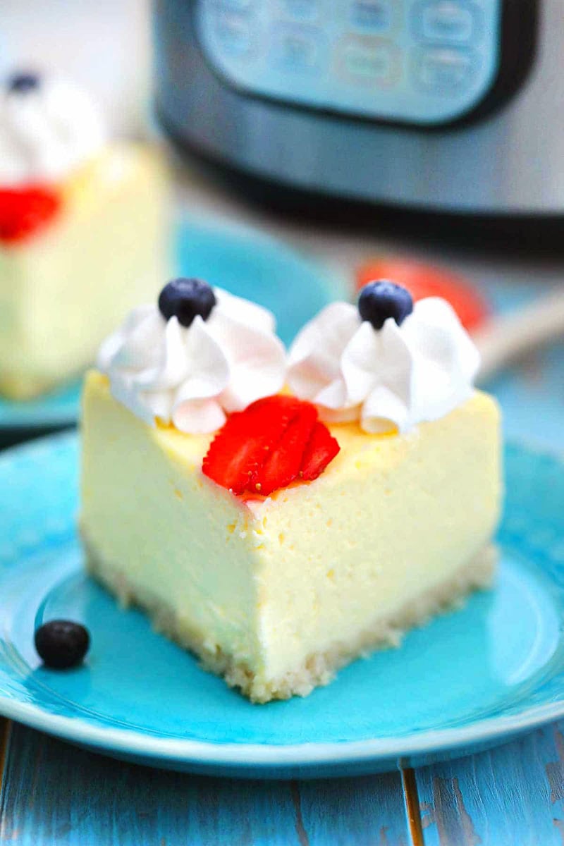 Keto Lemon Cheesecake In Instant Pot