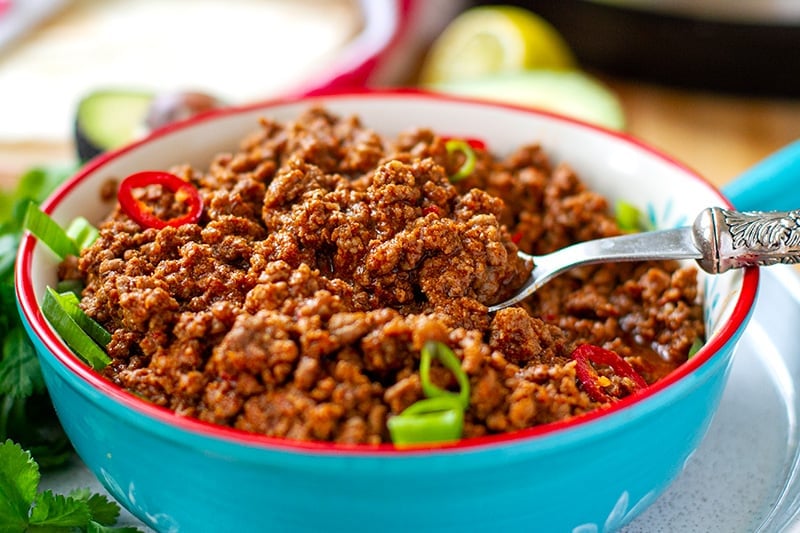 3 Ingredient Instant Pot Taco Meat - Easy Ground Beef for Tacos!