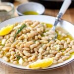 Instant Pot White Beans With Garlic & Rosemary (Vegan, Gluten-Free)