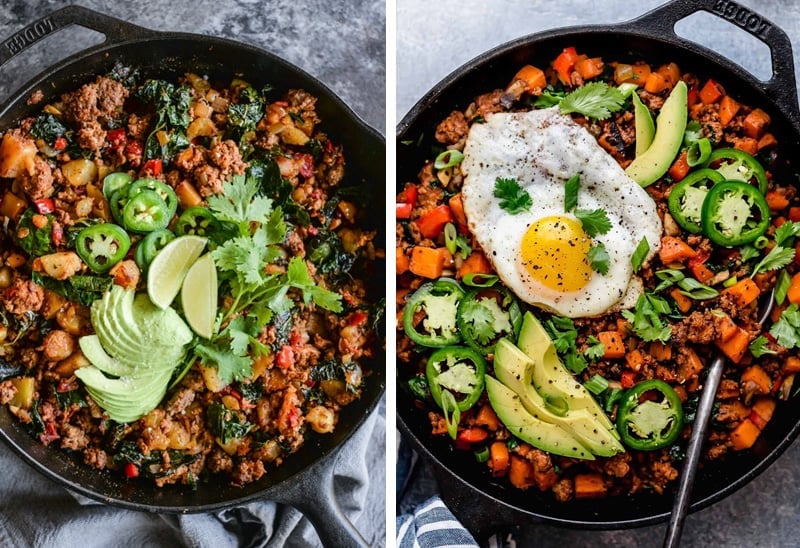 Taco hash skillet