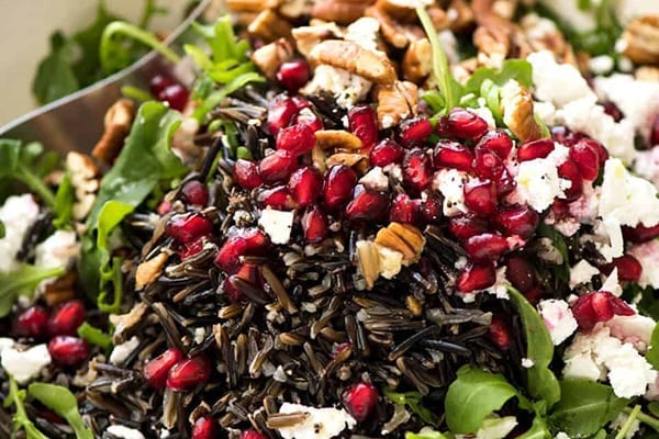 Wild Rice Salad With Pomegranate