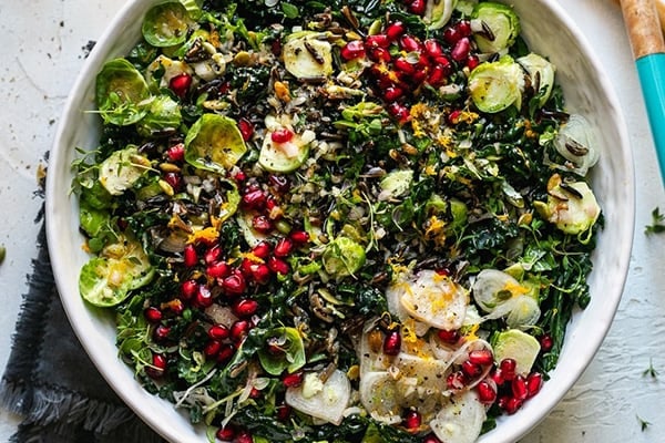 Wild Rice Salad With Orange Maple Vinaigrette