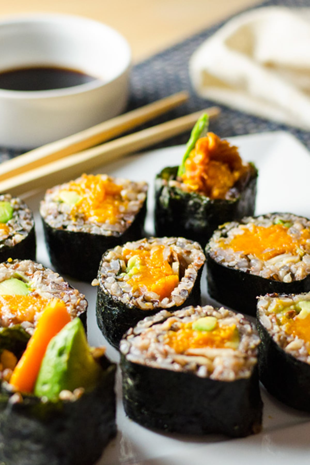 Sweet Potato & Wild Rice Sushi