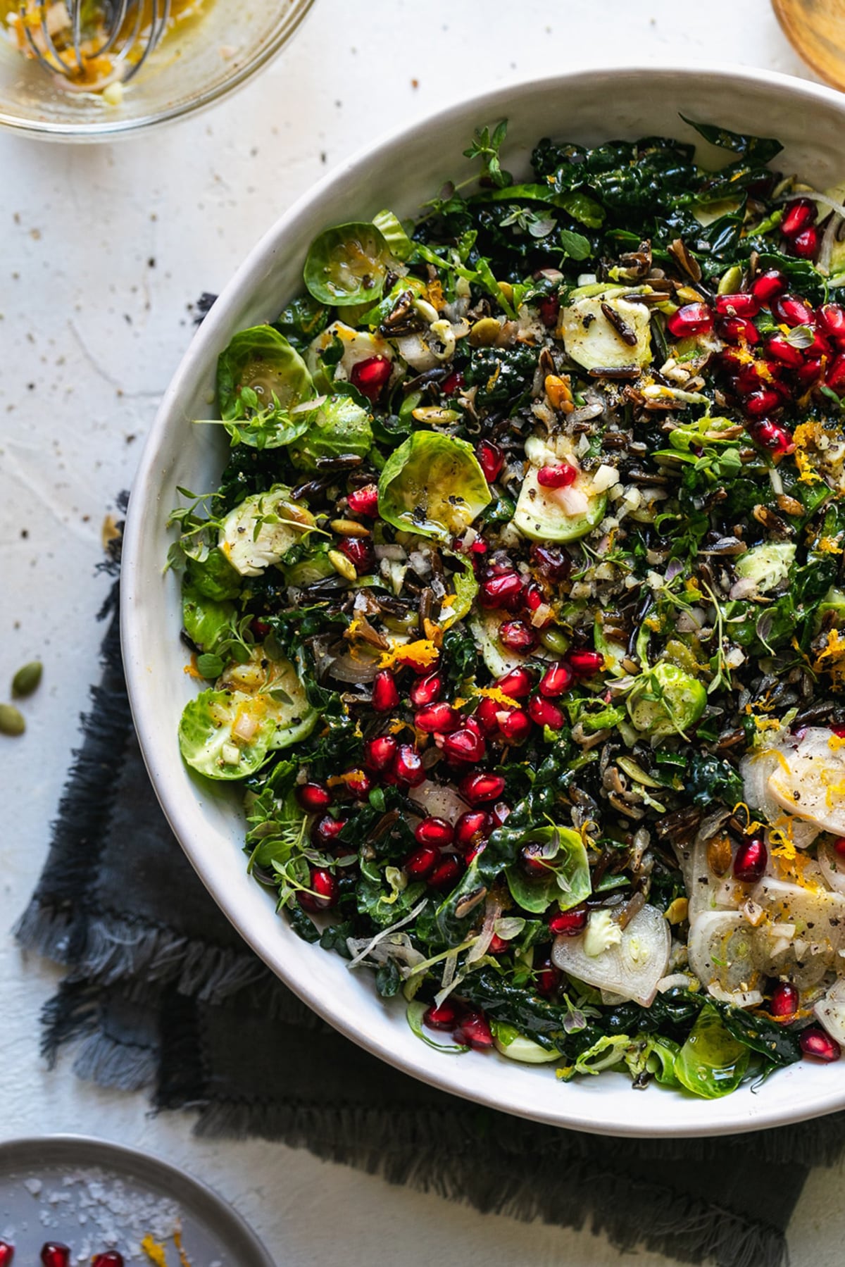 Wild Rice Salad With Orange Maple Vinaigrette