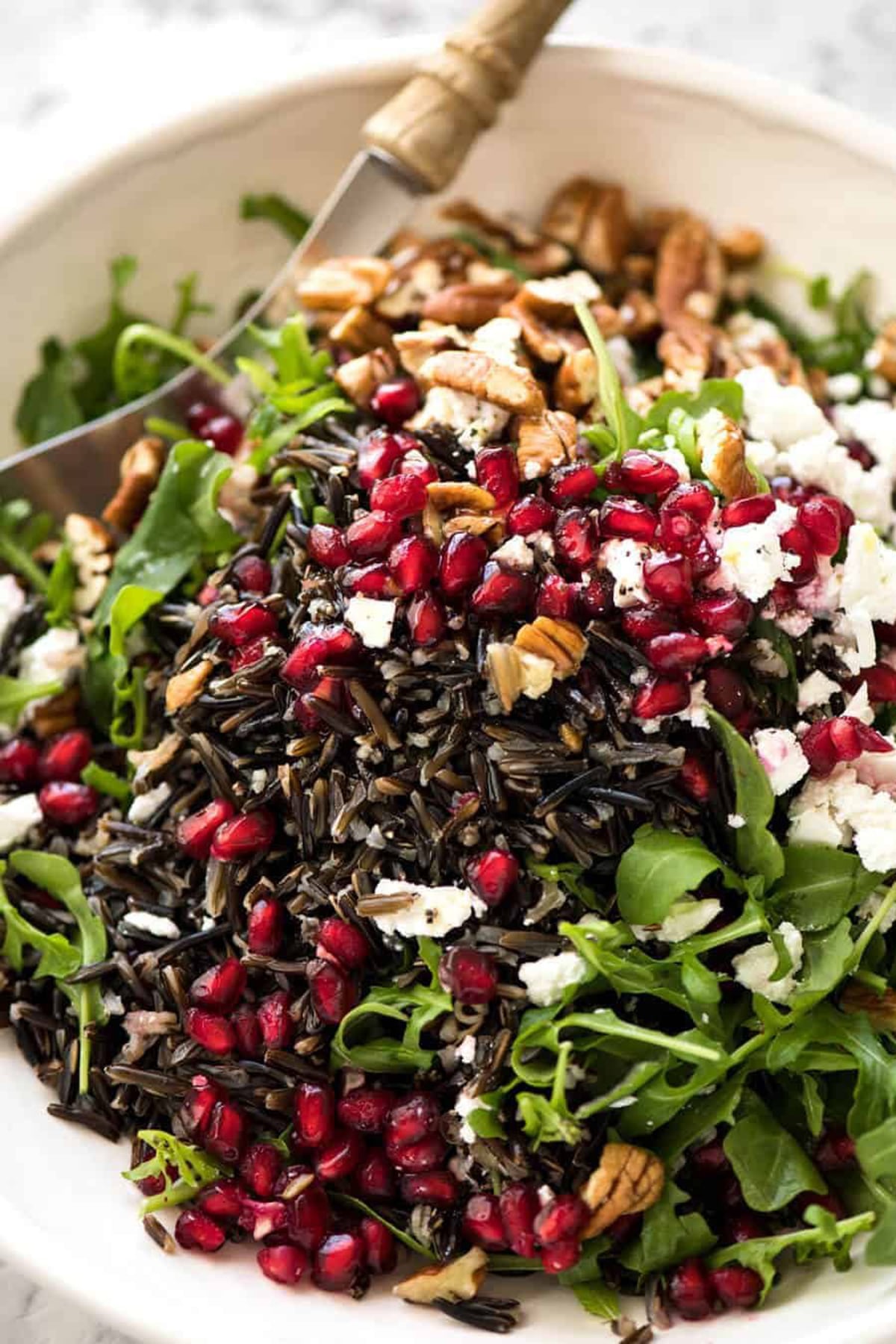 Wild Rice Salad With Pomegranate