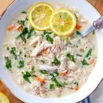 Instant Pot Greek Chicken Soup Avgolemono