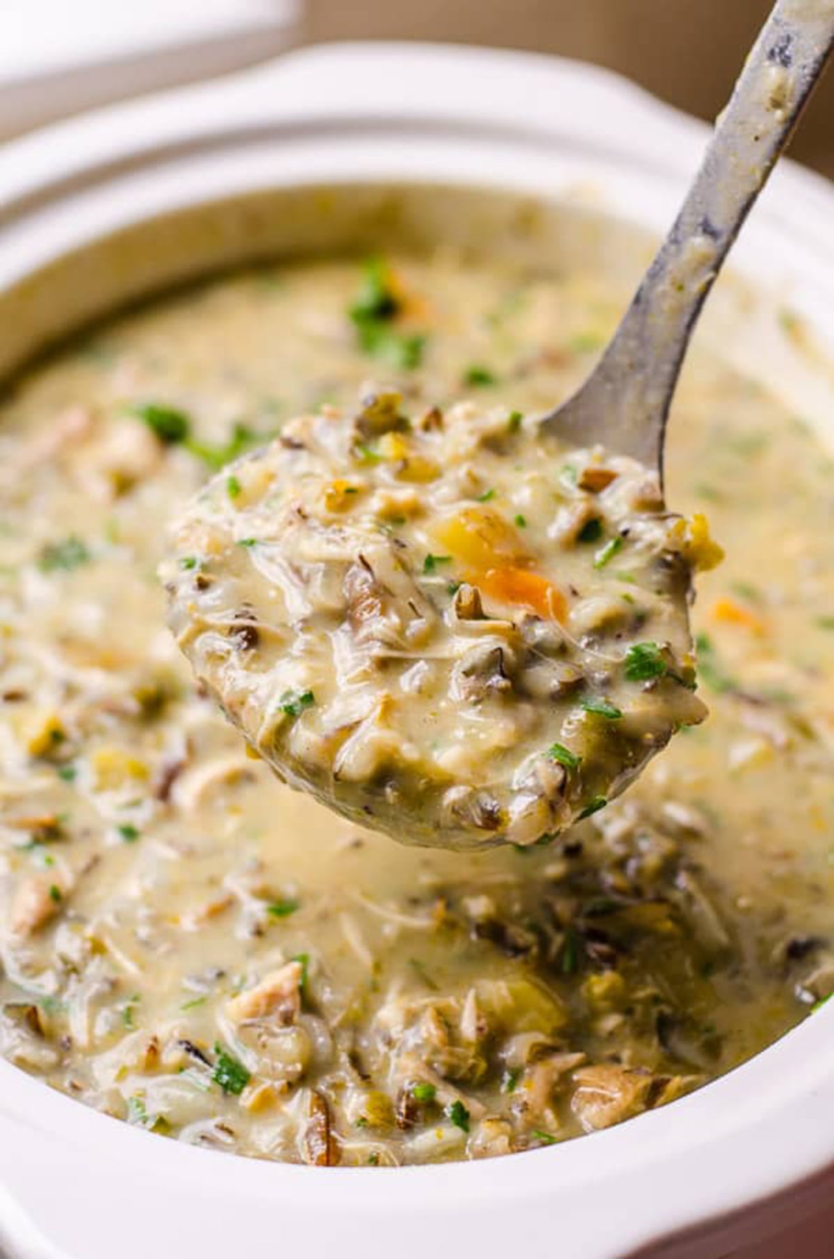 Healthy Chicken Wild Rice Soup