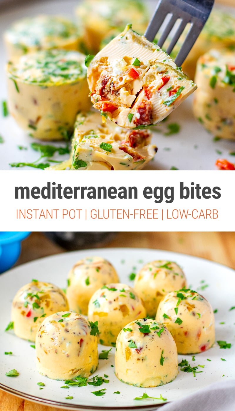 Sausage and Pepper Sous Vide Egg Bites for the Instant Pot - Artful Palate