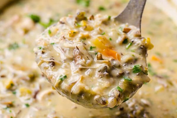 Healthy Chicken Wild Rice Soup